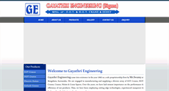 Desktop Screenshot of cranesmanufacturersbangalore.com